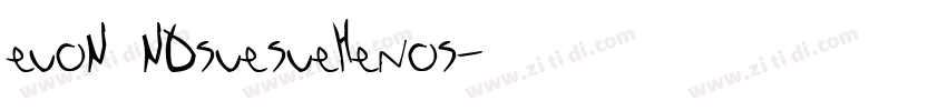 euoN NOsuesueHenos字体转换
